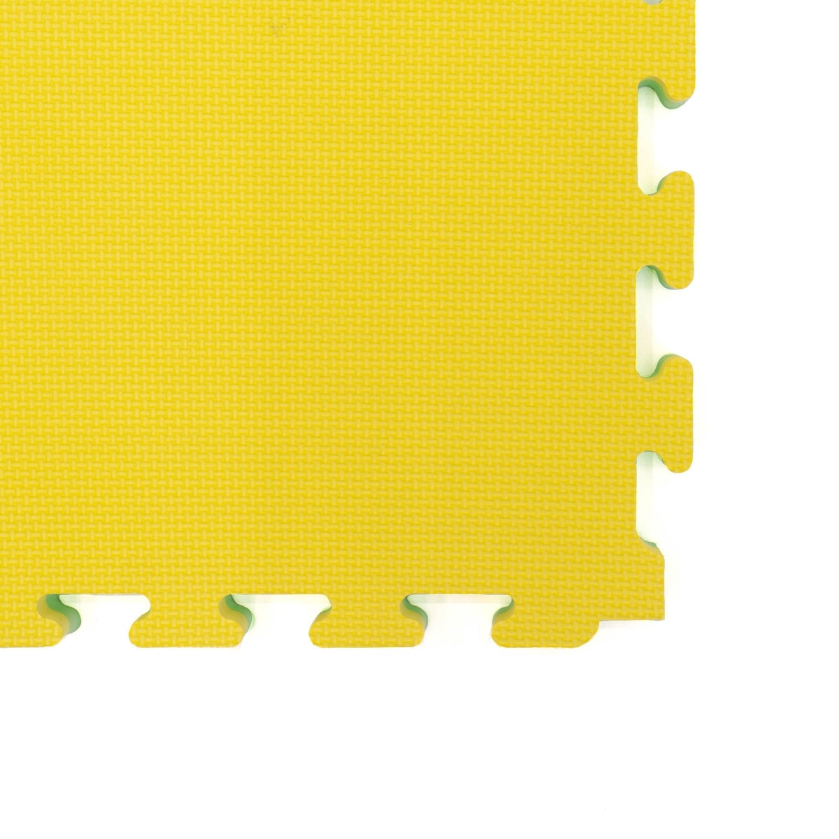 Large Foam Puzzle Mats - Spring Green / Yellow - SpeelSterk.nl