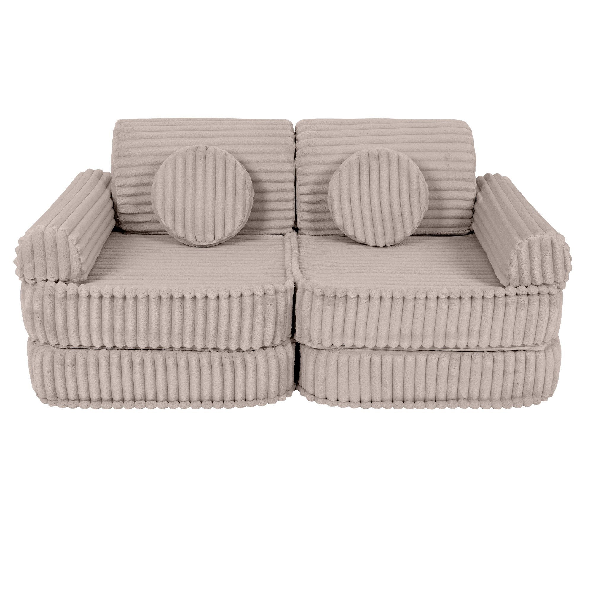 Modulaire Kindersofa - Beige - Veilig - Comfortabel - Churros Collectie - SpeelSterk 
