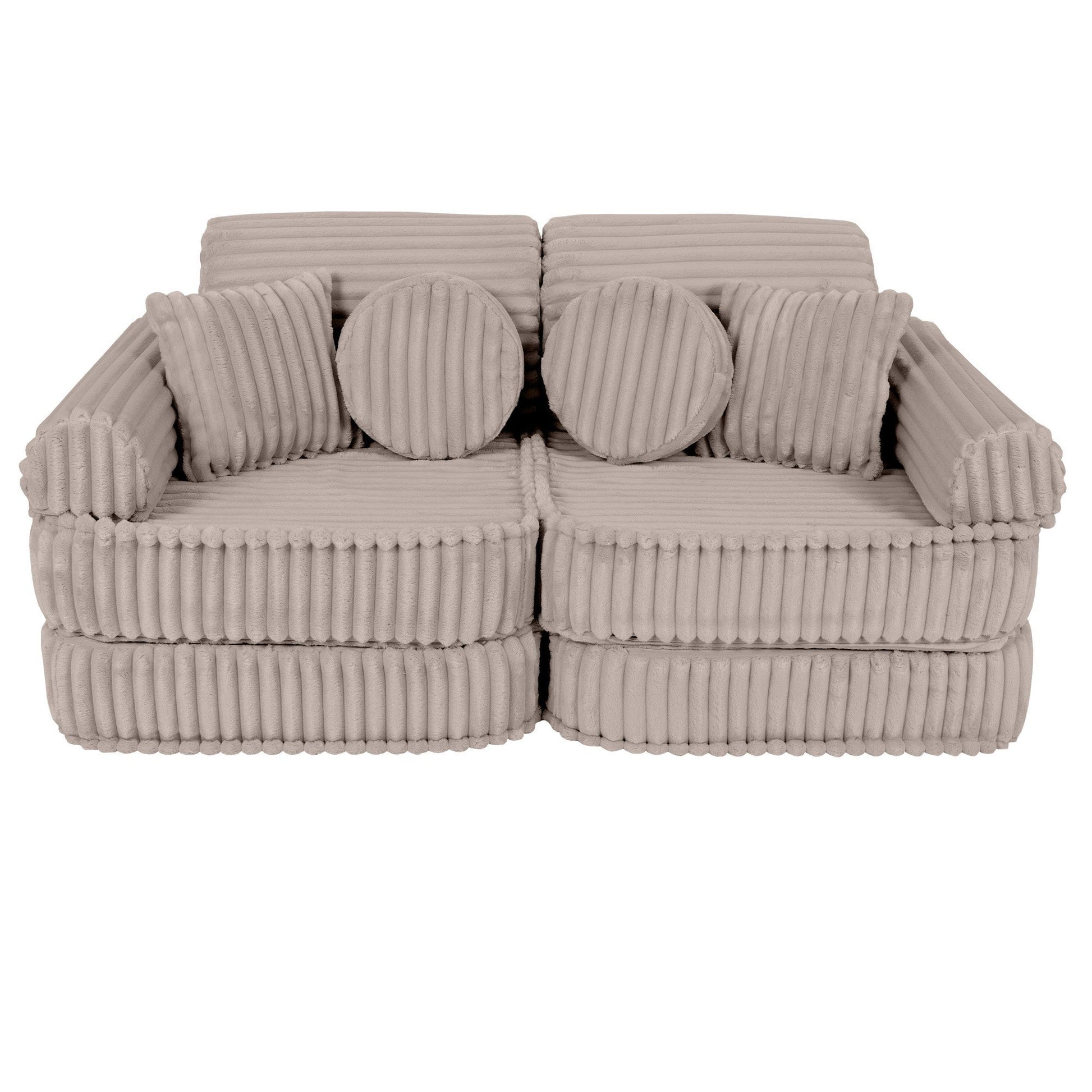Modulaire Kindersofa - Beige - Veilig - Comfortabel - Churros Collectie - SpeelSterk 