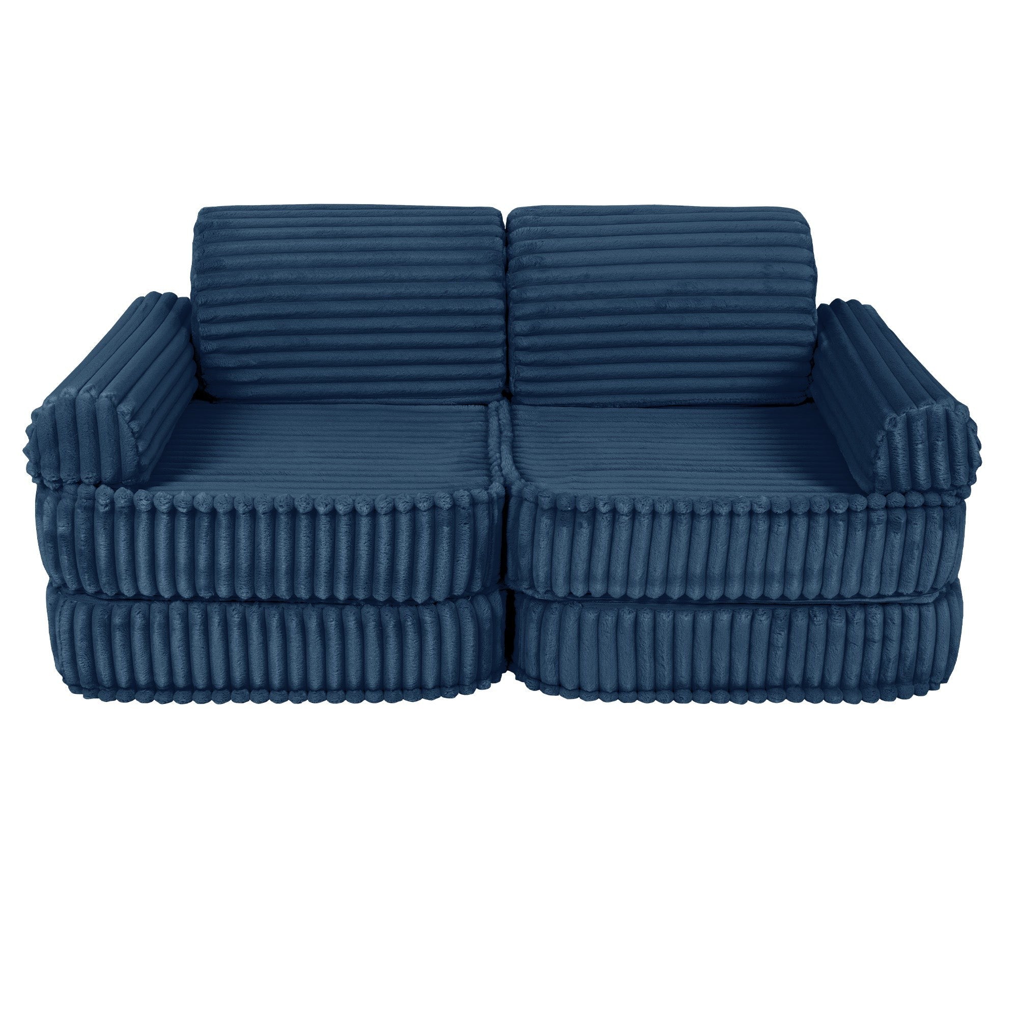 Modulaire Kindersofa - Blauw - Zacht - Perfect Voor Avontuurlijke Kinderen - SpeelSterk 