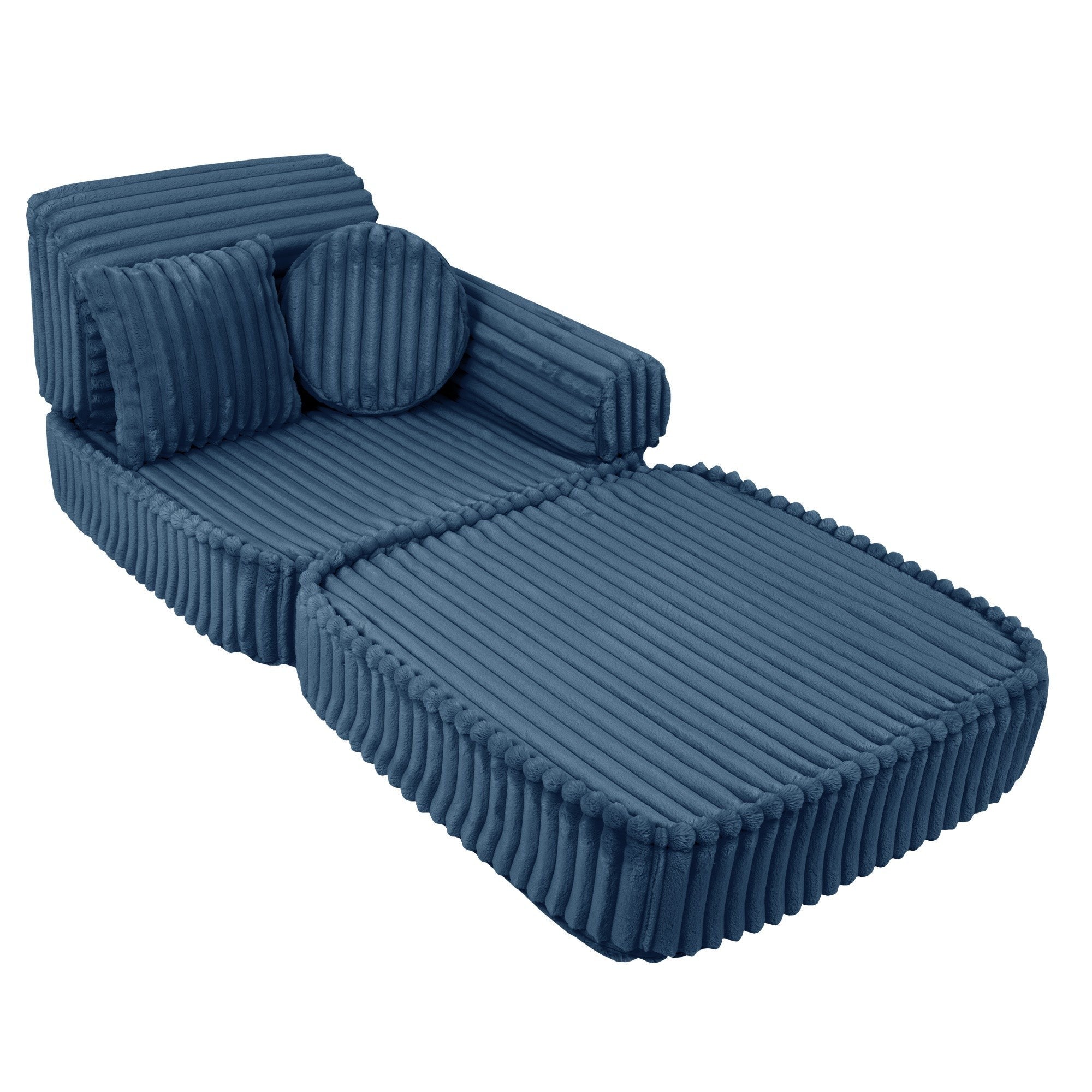 Modulaire Kindersofa - Blauw - Zacht - Perfect Voor Avontuurlijke Kinderen - SpeelSterk 