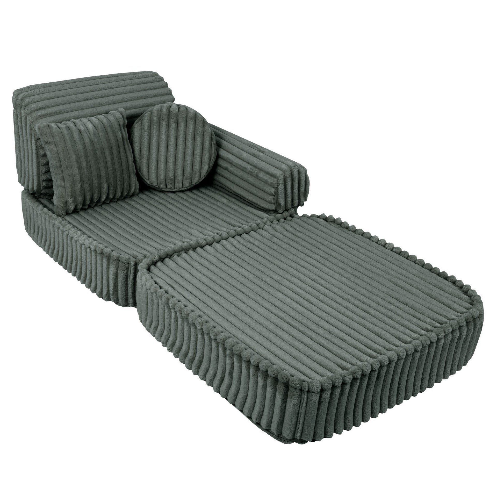 Modulaire Kindersofa - Donker Groen - Comfortabel - Stijlvol - Ontwikkeling - SpeelSterk 