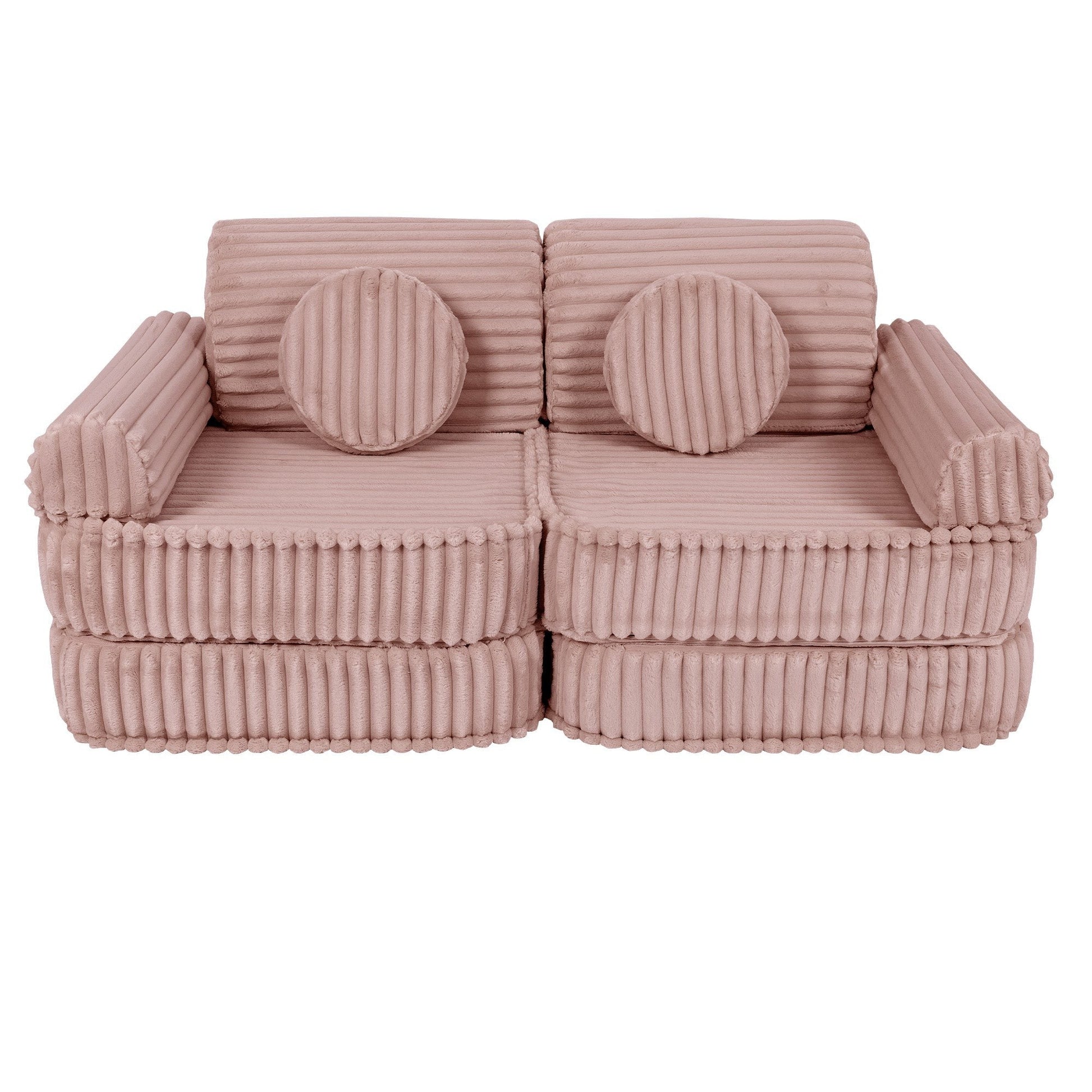 Modulaire Kindersofa - Roze - Veilig - Creatief Speelgoed voor Kinderen - SpeelSterk 
