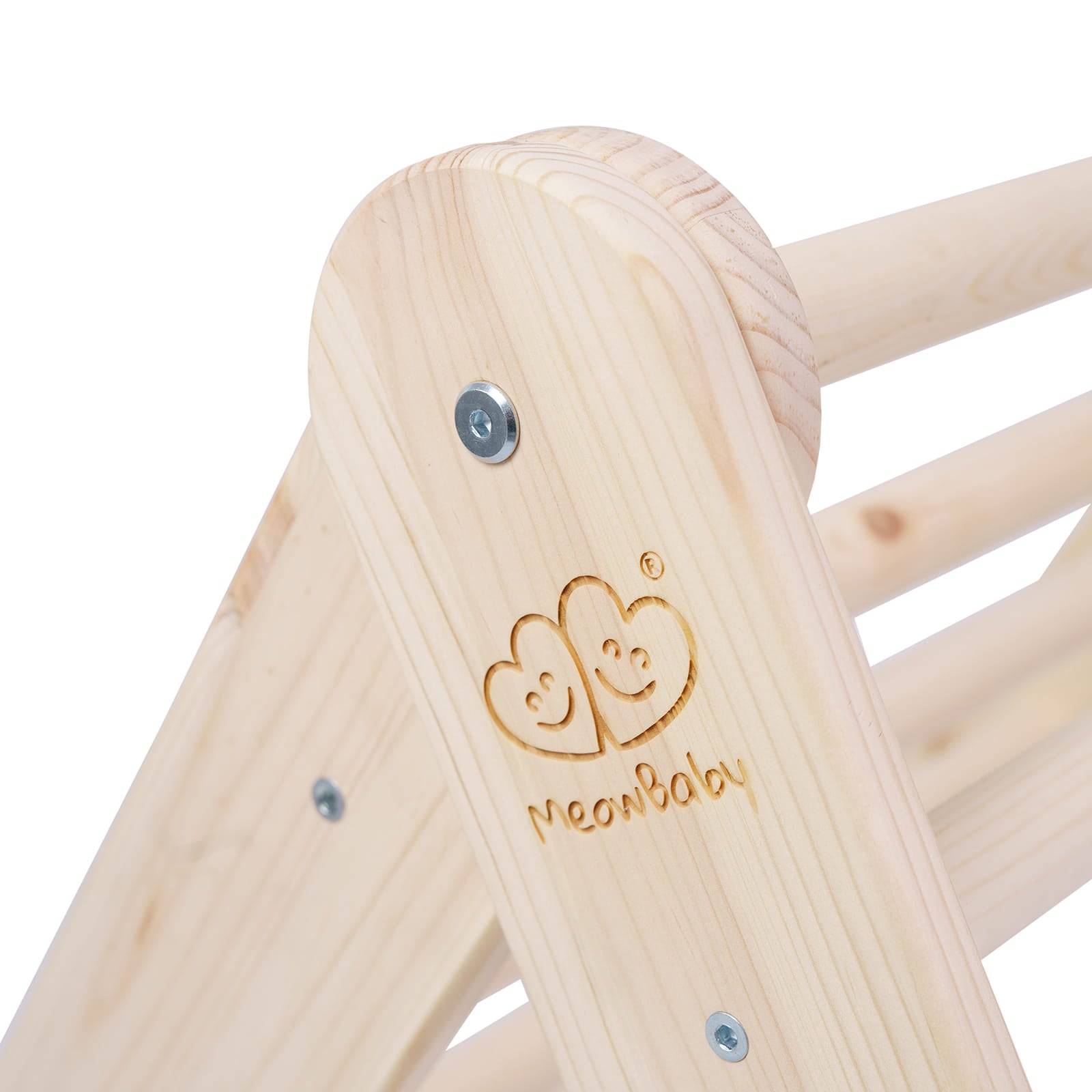 Montessori Driehoekladder - Naturel - Veilig - Educatief Speelproduct - SpeelSterk 