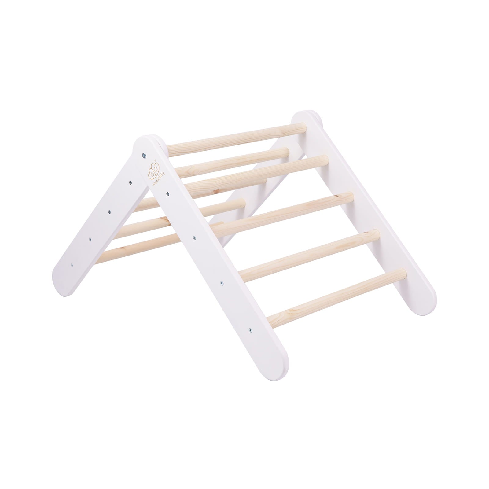 Montessori Driehoekladder - Wit - Veilig - Ontwikkeling Voor Kinderen - SpeelSterk 