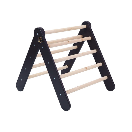Montessori Driehoekladder - Zwart - Veilig - Ontwikkeling Motoriek - SpeelSterk 