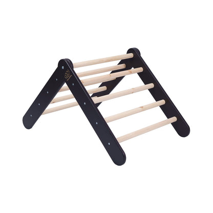 Montessori Driehoekladder - Zwart - Veilig - Ontwikkeling Motoriek - SpeelSterk 