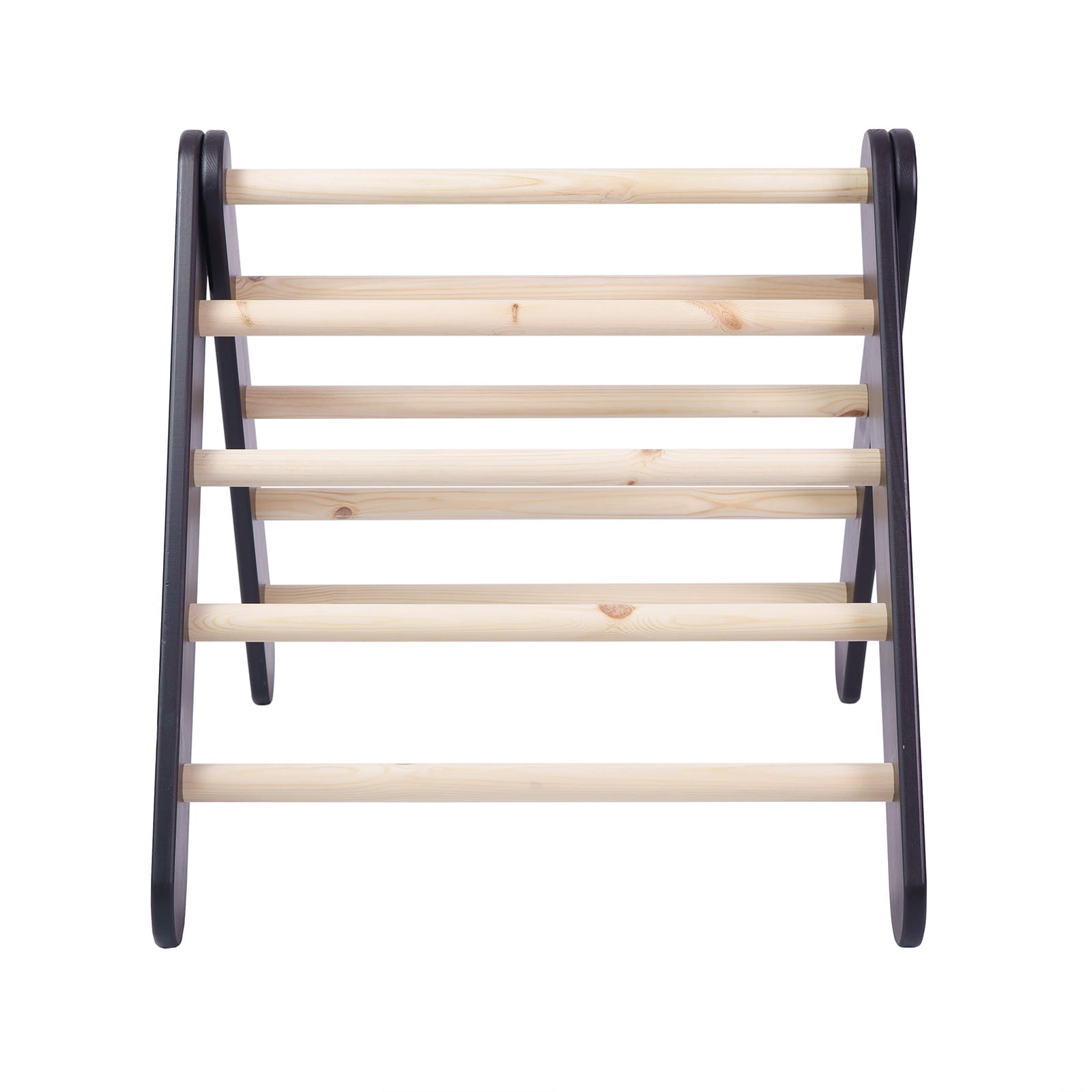 Montessori Driehoekladder - Zwart - Veilig - Ontwikkeling Motoriek - SpeelSterk 