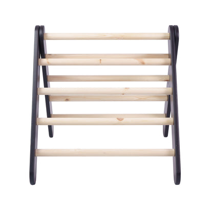 Montessori Driehoekladder - Zwart - Veilig - Ontwikkeling Motoriek - SpeelSterk 