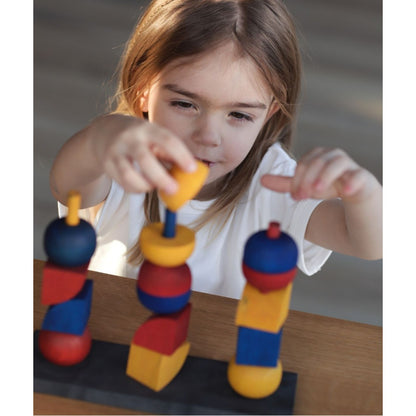 Montessori-inspired Modern Stacking Toy Modern Y