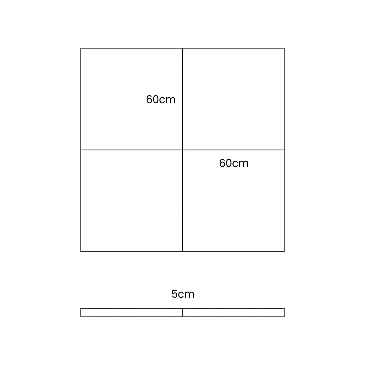 Play Mat for Kids - Square Bearly White - SpeelSterk.nl