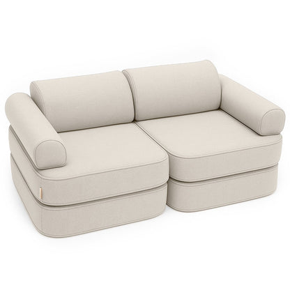 Pocket Sofa Outzy - Beige - Zacht - Veilig - Modulaire Kindersofa - SpeelSterk 