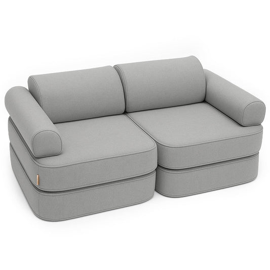 Pocket Sofa - Grijs - Veilig En Comfortabel Voor Kinderen - SpeelSterk 
