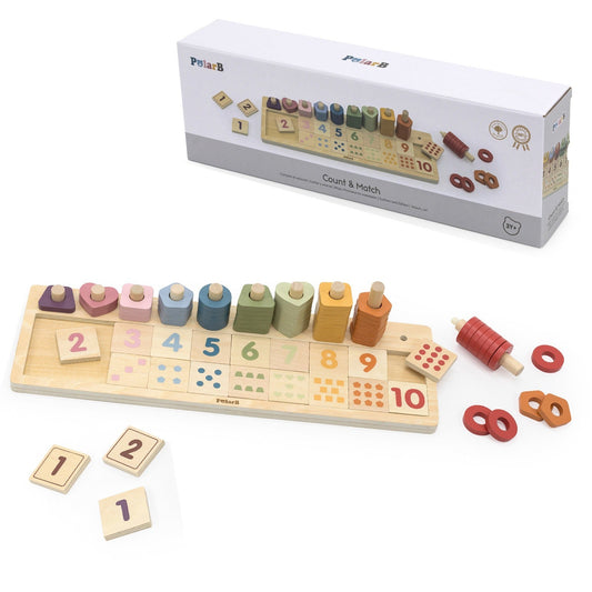 PolarB Houten Telspel – Abacus Sorter - SpeelSterk