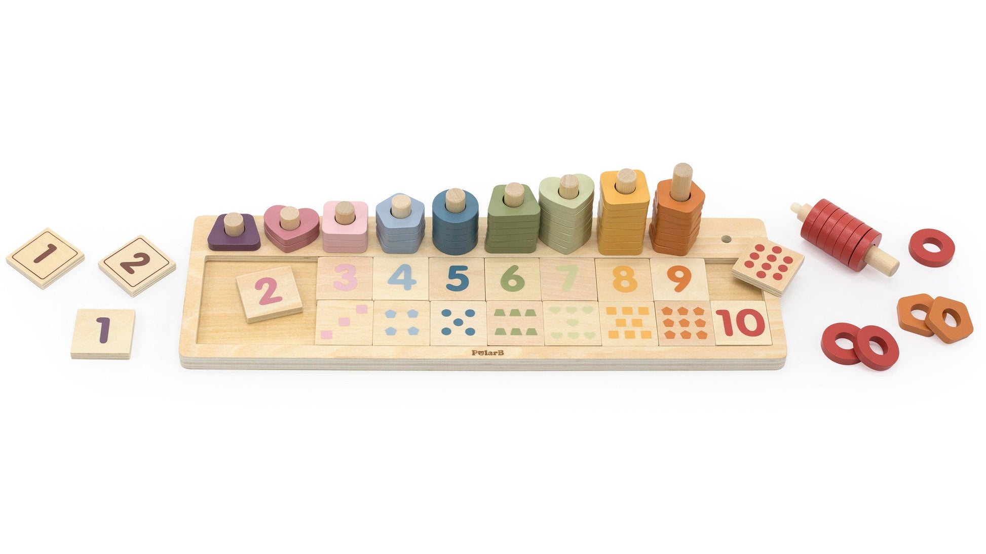 PolarB Houten Telspel – Abacus Sorter - SpeelSterk