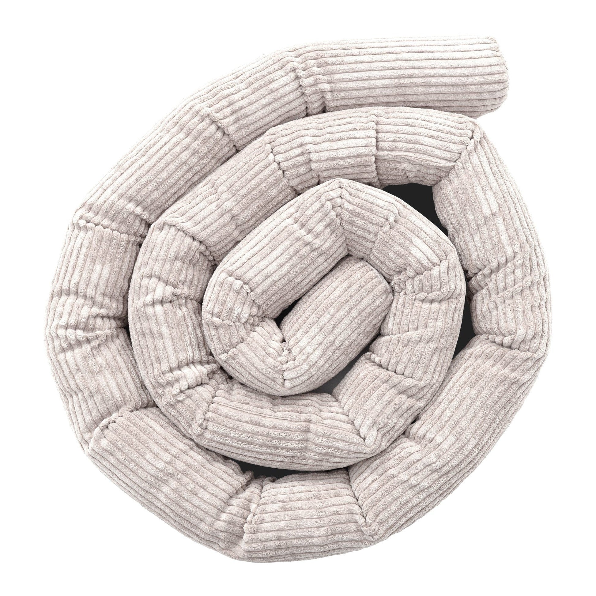 Roll Bumper - Ecru - Veilig - Zacht - Aesthetic Design voor Baby's - SpeelSterk 
