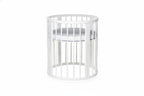 Round Baby Crib OLIN - White