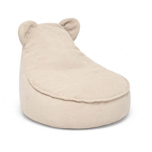 Slimcord Teddy Zitzak voor Kinderen - Beige - Zacht en Veilig - SpeelSterk 
