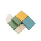 Soft Play 5 Foam Block Set - Pastel Turquoise Corner Climber - SpeelSterk.nl