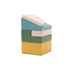 Soft Play 5 Foam Block Set - Pastel Turquoise Corner Climber - SpeelSterk.nl