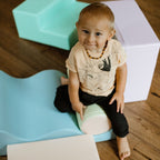Soft Play 6 Foam Block Set - Light Pastel Explorer - SpeelSterk.nl