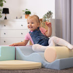 Soft Play 6 Foam Block Set - Light Pastel Explorer - SpeelSterk.nl