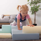 Soft Play 6 Foam Block Set - Light Pastel Explorer - SpeelSterk.nl