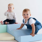 Soft Play 6 Foam Block Set - Light Pastel Explorer - SpeelSterk.nl
