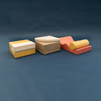 Soft Play 6 Foam Block Set - Pastel Pink Explorer - SpeelSterk.nl