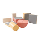 Soft Play 8 Foam Block Set - Pastel Pink Adventurer - SpeelSterk.nl