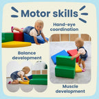 Soft Play Step and Slide Set - Green