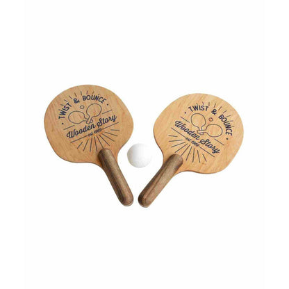 Houten Paddle Set - Multikleur - Veilig en Educatief Speelplezier - SpeelSterk 