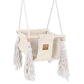 Vierkante Babyschommel - Ecru - Veilig en Comfortabel Voor Baby - SpeelSterk 