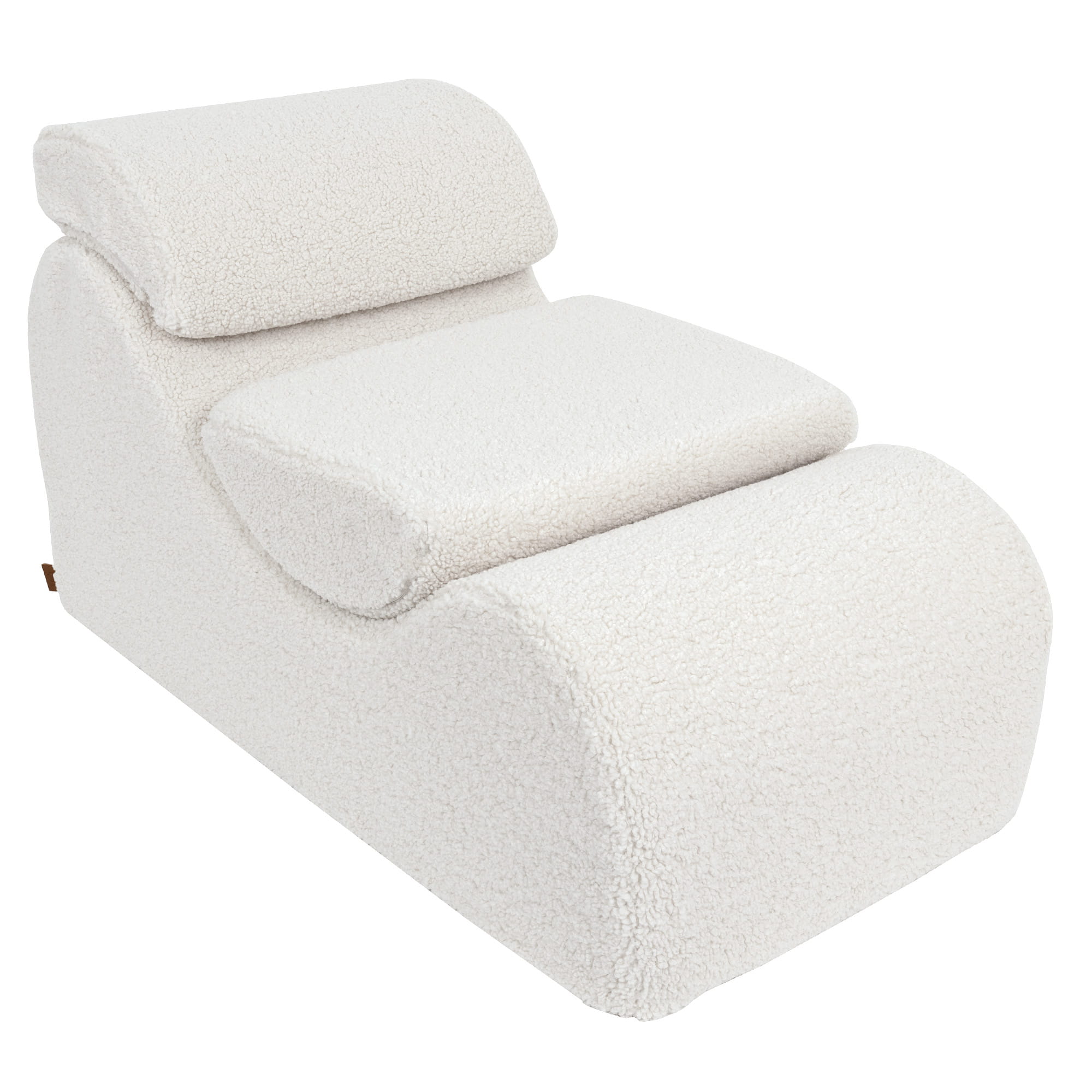 Wave Lounger - Boucle - Crème - Veilig - Comfortabel Voor Kinderen - SpeelSterk 