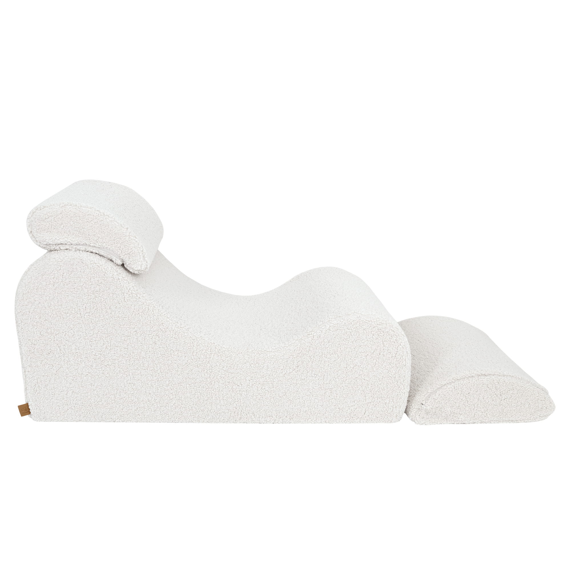 Wave Lounger - Boucle - Crème - Veilig - Comfortabel Voor Kinderen - SpeelSterk 