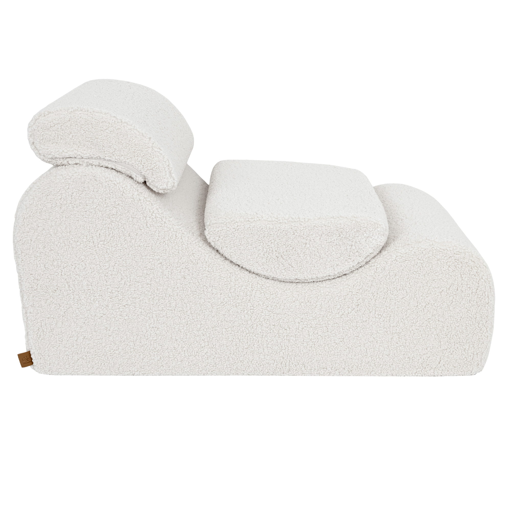 Wave Lounger - Boucle - Crème - Veilig - Comfortabel Voor Kinderen - SpeelSterk 