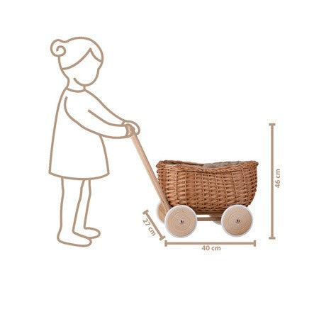 Wicker Toy Trailer  SpeelSterk.nl